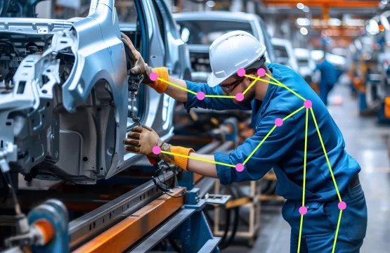Postura ergonomica operatore automotive